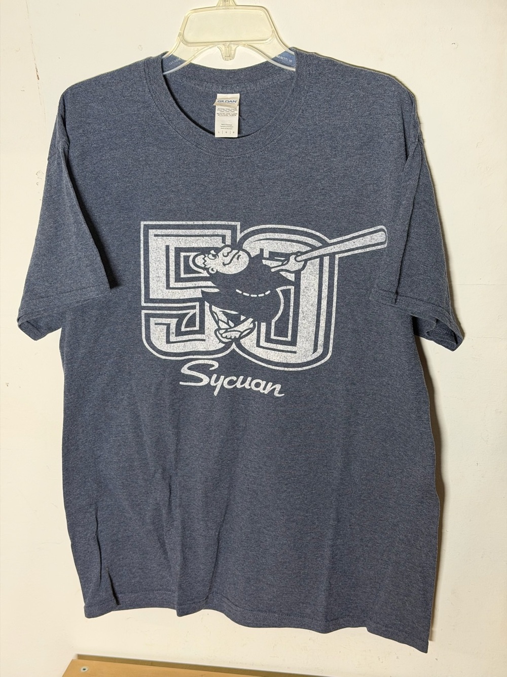 San Diego Padres Swinging Friar Sycuan 50 T-Shirt Men’s Large Gray